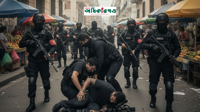 ভেনেজুয়েলায় সাংবাদিকদের ব্যাপক ধরপাকড়: রাজপথে সশস্ত্র টহল ও ভীতিকর পরিবেশ